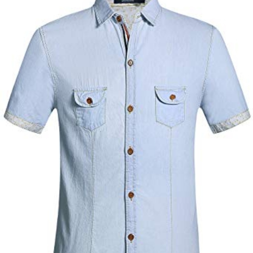 SSLR MEN'S OMBRE SHORT SLEEVE SHIRT